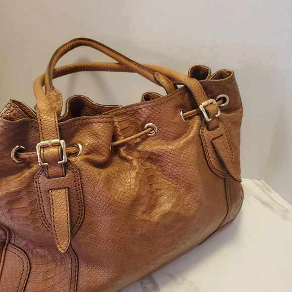 Antonio Melani Brown Weekender Bag - Picture 4 of 10